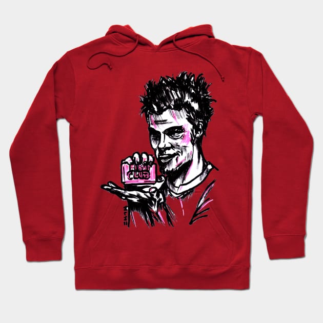 Durden Fight Club Soap Hoodie by sketchnkustom